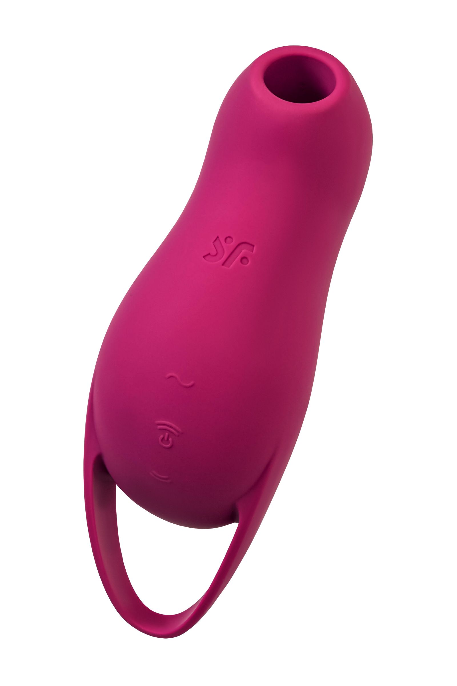 Малиновый вакуум-волновой стимулятор клитора с вибрацией Satisfyer Pocket Pro 1
